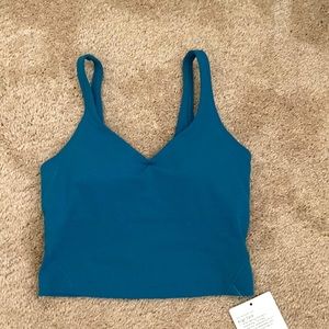 Lululemon Align Crop Tank Size 4 NWT Capture Blue